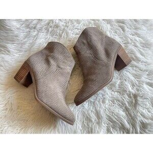 Lucky Brand Women’s Size 8.5 Paise Tan Ankle Boots Booties